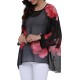 Women's Chiffon  Top Cover up Batwing Blouse