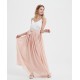 Women's  Chiffon High Waist Floor Length Pleated Summer Beach Skirt