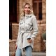 Lapel Button Down Peacoat Belted Outwear Casual Jackets