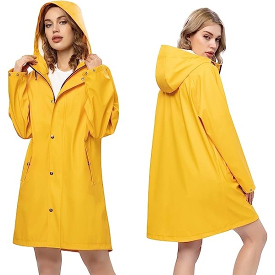 Waterproof Jacket Outdoor Ladies Lightweight Trench Coat