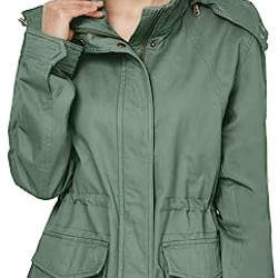 Women's Jacket Lightweight Casual Cotton Coat